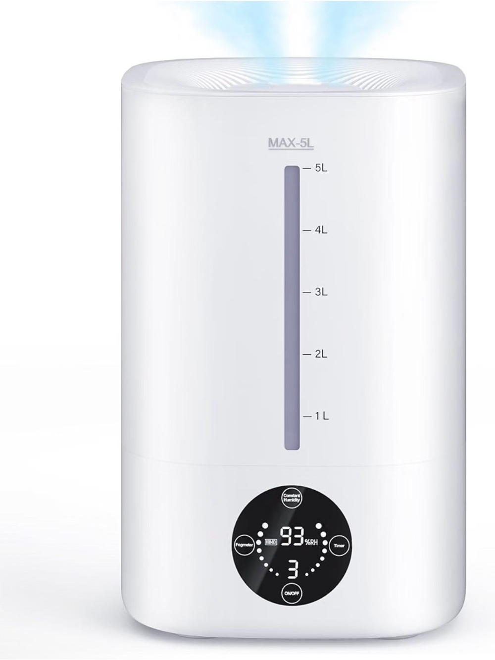 5L Cool Mist Humidifier, 50H Runtime, Quiet for Bedroom, Baby & Plants